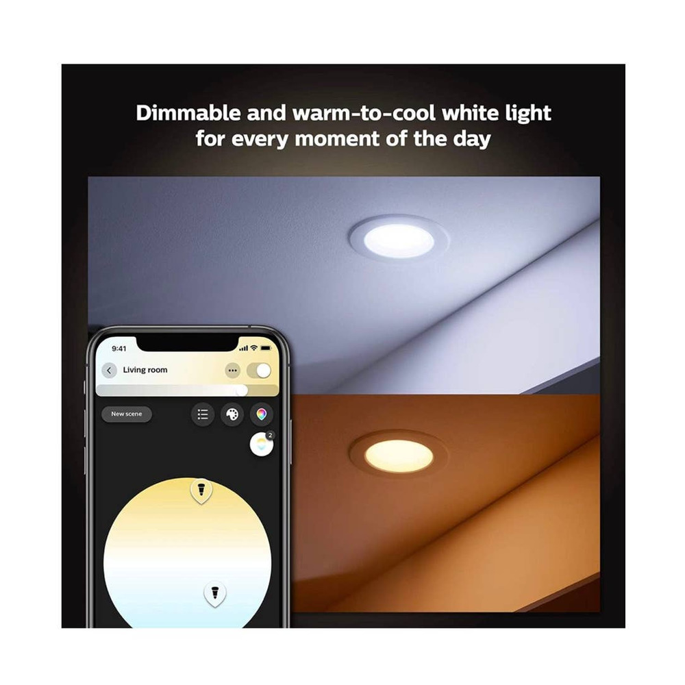 White Ambiance LED Smart Retrofit Recessed Downlight, Warm-to-Cool White… - Picture 6 of 6
